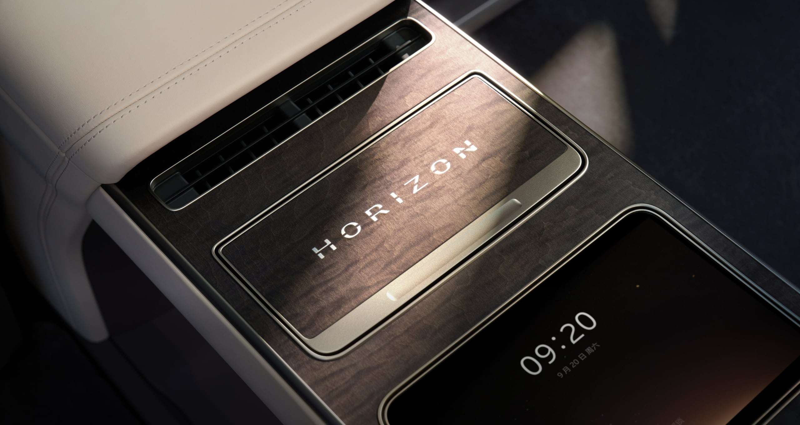 Real Wood with Aluminum Inlay_NIO ET9-NIO