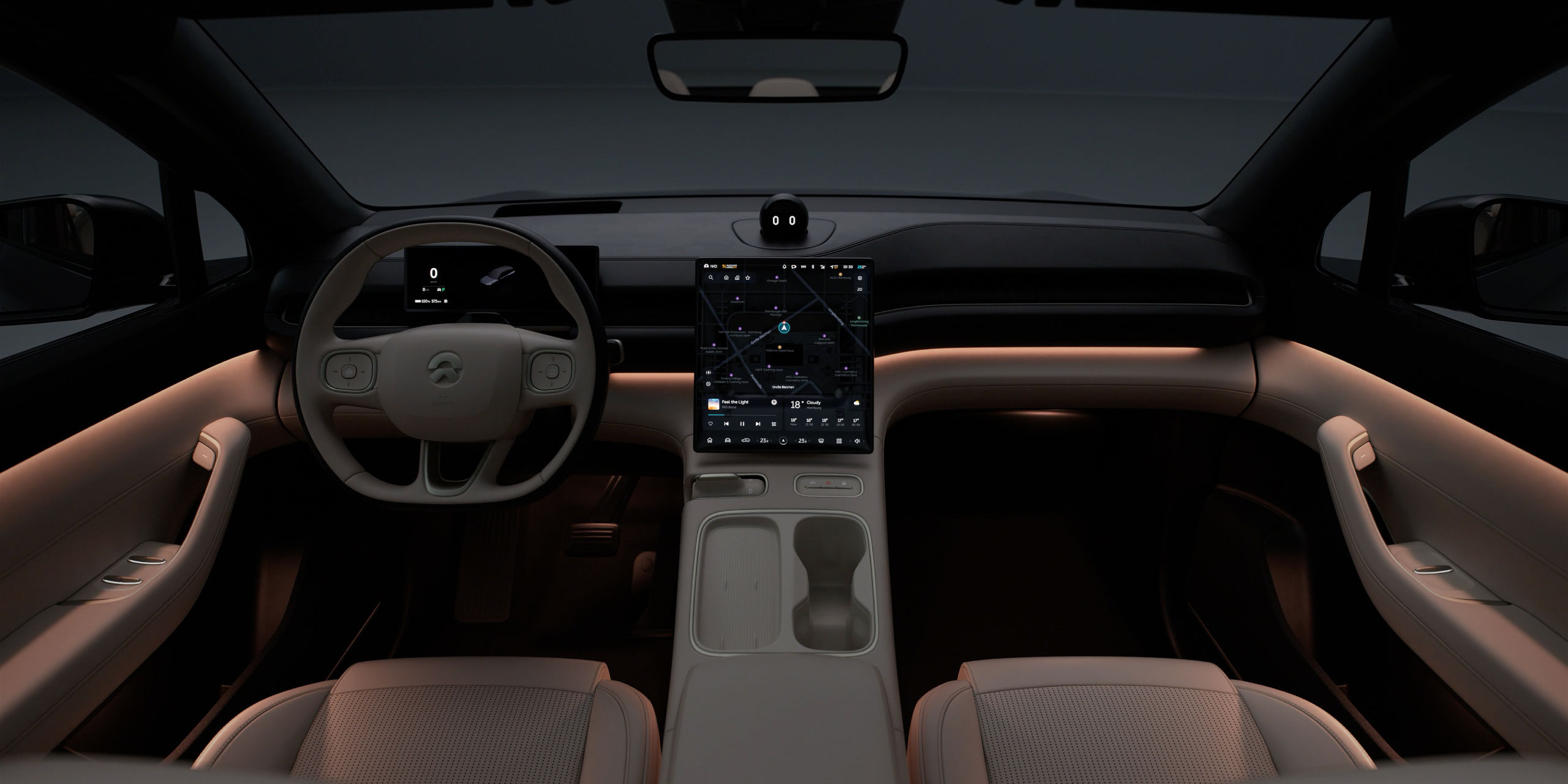 Fossefall, omgivende belysning Fossefall, omgivende belysning